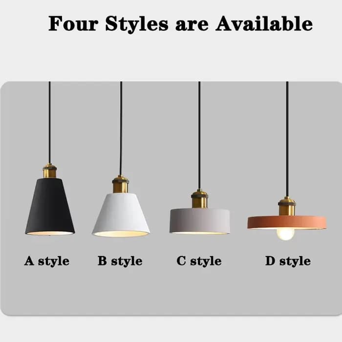 Moderne Vintage suspension trois Simple créatif Macaron fer lampe barre nostalgique personnalisé lampes suspendues