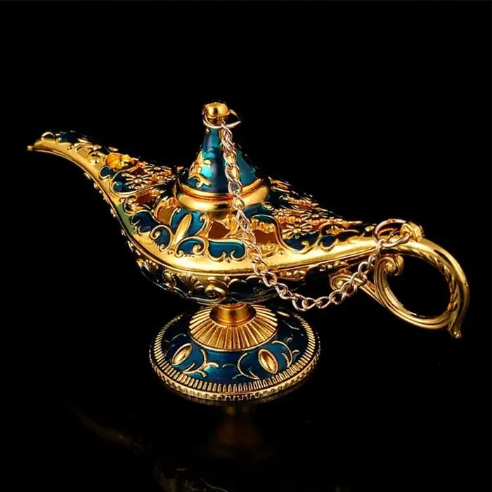 Aladdin lampe bureau artisanat ornement salon salle d'étude chambre décoration cadeau de vacances