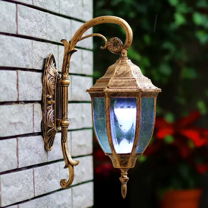 Applique murale extérieure rétro, éclairage de nuit pour Villa, jardin, porte, Patio, lampe de porche Vintage, étanche E27