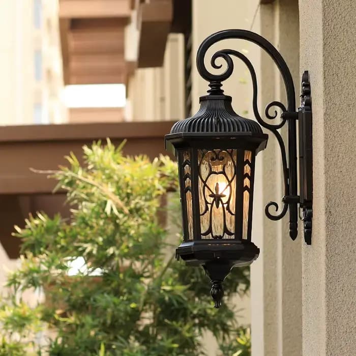 Appliques murales extérieures rétro Europe luxe Villa applique lampe étanche extérieur jardin éclairage cour couloir porche Luminaire