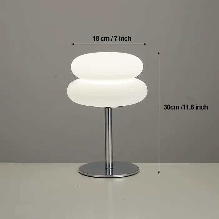 Lampe de chevet de chambre à coucher, lampe de table de style crémeux, prise USB, gradation tricolore, lumière d'ambiance pour salon et étude