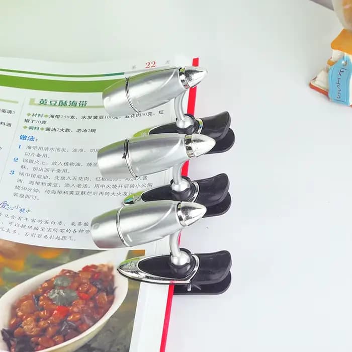 Led lecture livre lecteur de lumière lettre Clips style d'écriture de calligraphie pratique 1 W économiser faible puissance balle taille pince livraison gratuite