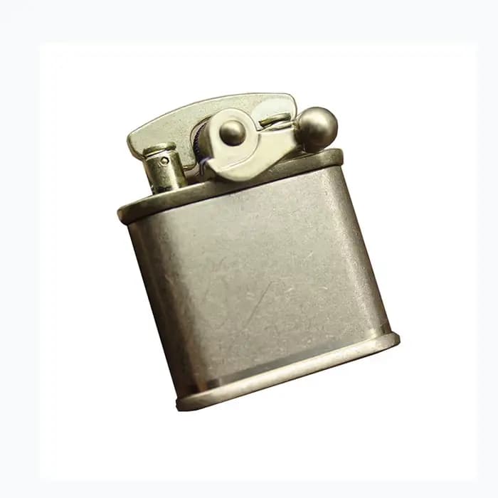 Briquet torche en laiton sans plomb, rétro, coupe-vent, à roue d'allumage, flamme nue pour extérieur, cadeau pour homme, accessoires pour cigarettes