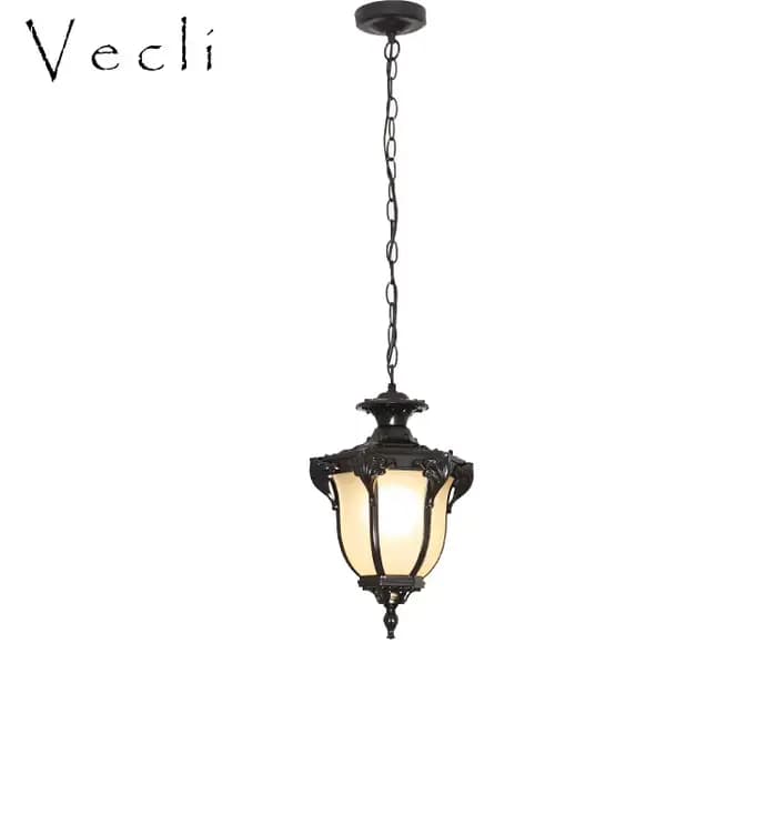 Lustre étanche pour extérieur, couloir, allée, balcon, plafond, cour, galerie, gazebo, véranda