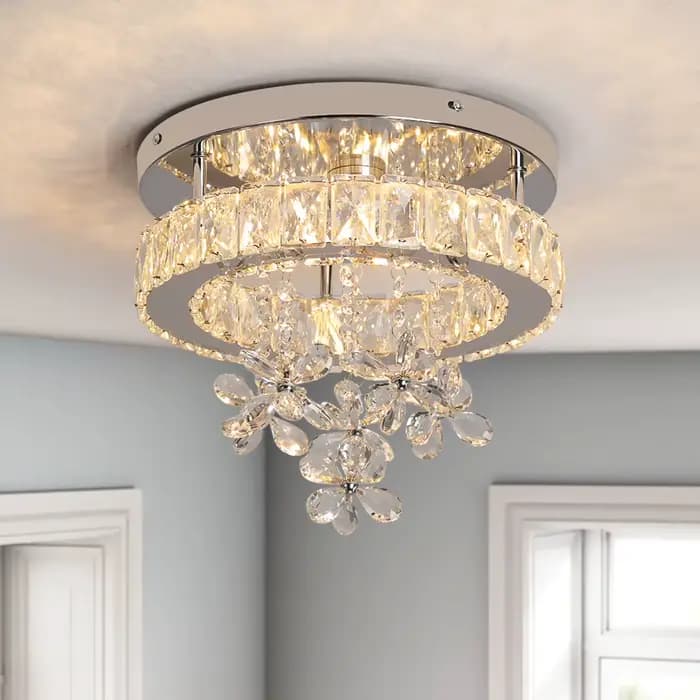 Plafonnier LED en Clip de Luxe, Luminaire Décoratif d'Nik, Idéal pour un Salon, une Salle à Manger, un Couloir ou des Escaliers