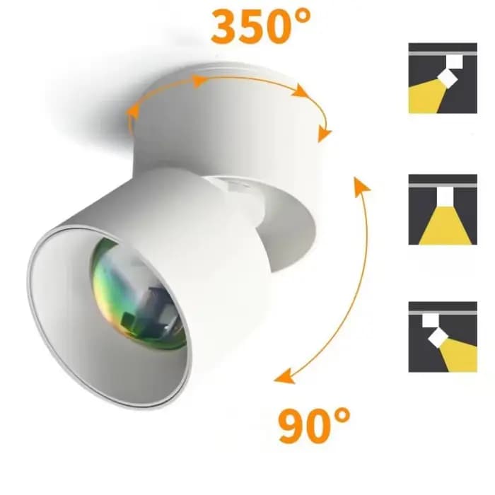 Nouvelle lampe LED encastrée/plaquée au mur pour intérieur, éclairage de plafond pour la décoration du salon, de la chambre et du couloir