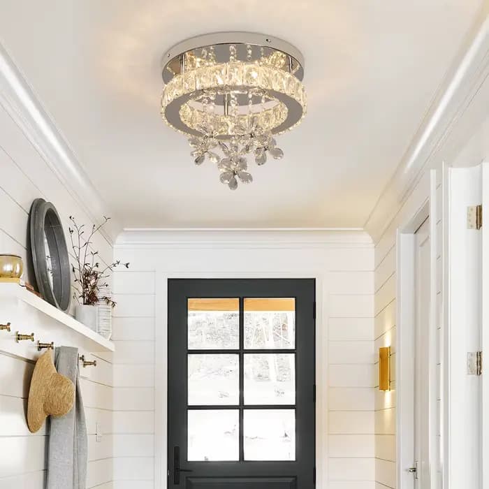Plafonnier LED en Clip de Luxe, Luminaire Décoratif d'Nik, Idéal pour un Salon, une Salle à Manger, un Couloir ou des Escaliers