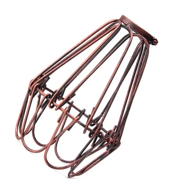 Abat-jour Industriel E27 Edison Vintage Cage pour Lampes, Éclairage DIY