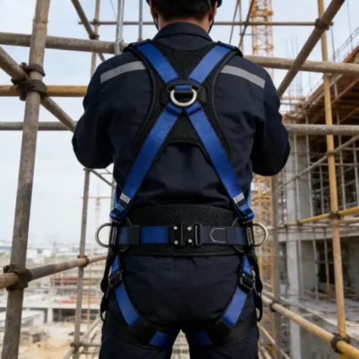 Harnais de sécurité européen à suspension intégrale, cinq points réglables, pour escalade, descente rapide et équipement anti-chute pour l'exploration