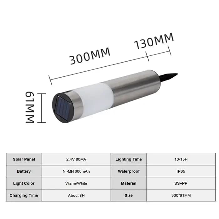 Paquet de 1/2/4 lumières solaires de voie de jardin éclairage extérieur LED prise de terre borne lumineuse pour Patio, jardins, chemins, pelouse, cour