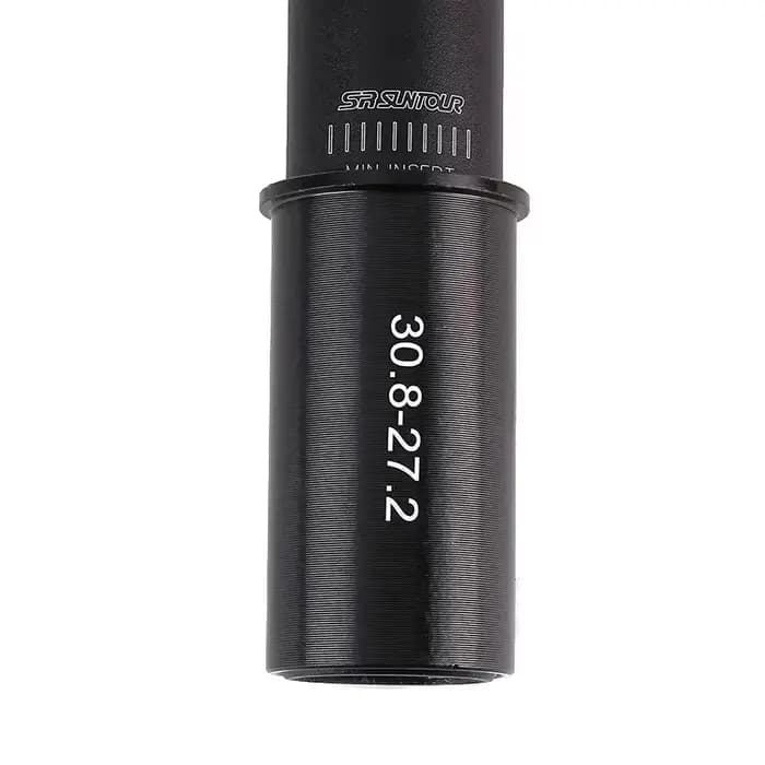 Tige de selle à suspension SR Suntour CNC, débattement de 50 mm, longueur de 350 mm, amortissement réglable multi-tailles 27,2-33,9 mm pour VTT