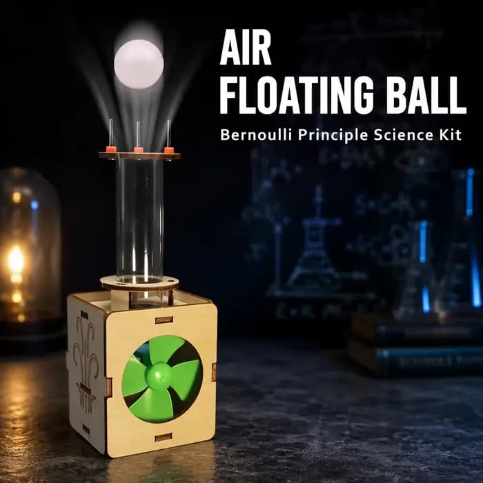 Kit d'expérimentation scientifique DIY avec boule à suspension d'air en bois, artisanat fait main pour enfants, jouet éducatif STEM
