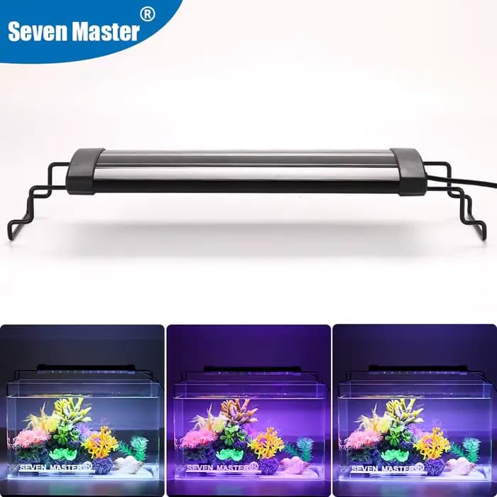 Lampe d'aquarium en alliage d'aluminium pour plantes, support de réservoir de poisson, lumières à Clip sur Aquarium