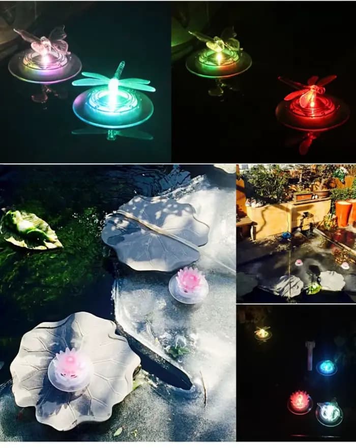 Lampe Solaire Flottante à LED pour Piscine et Fontaine, Éclairage Décoratif d'Extérieur, Étanche, RVB