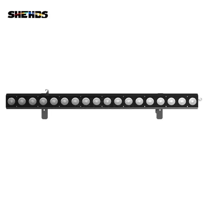 SHEHDS-Lave-mur LED 18x18W, support en céramique RGBWA + UV, source de lumière LED, peut être épissée librement, adaptée aux spectacles de variété et aux bars