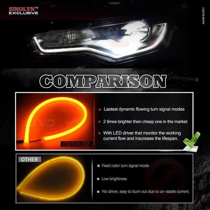 Clignotants dynamiques à LED, bandes séquentielles, DRL, bande flexible pour voitures, moto, lumière de sauna, accessoires de réglage de voiture