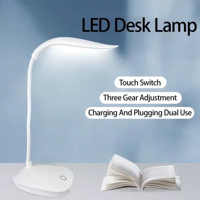 Lampe de bureau de lecture LED lampe de bureau Portable USB lampe de Table de charge tactile gradation apprendre la Protection des yeux lumière salle éclairage de bureau