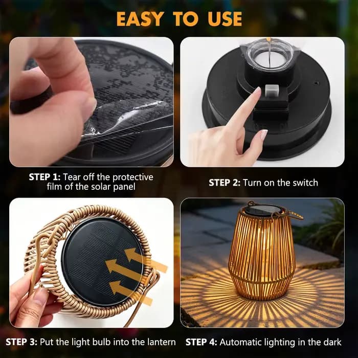 Lanternes solaires, lanternes solaires d'extérieur, lampes solaires suspendues, lumières solaires d'extérieur imperméables, décoration bohème pour gazebo, lampes de table pour extérieur, patio