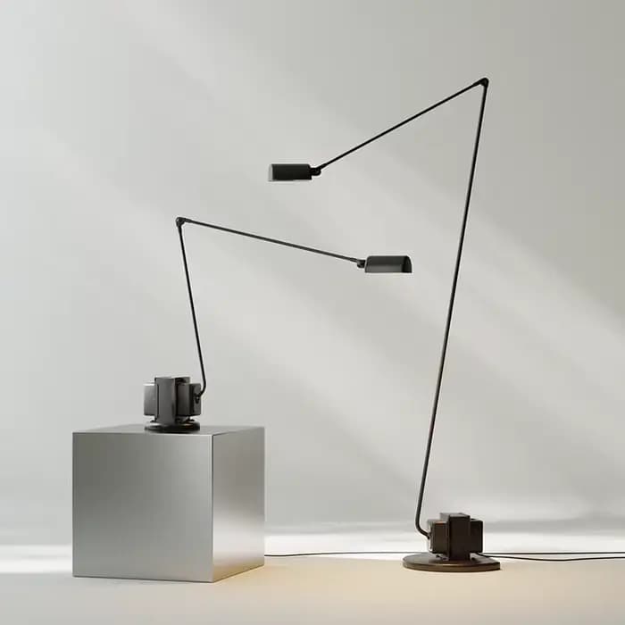Grand lampadaire LED nordique Lumina Designer, lampe pour villa, salon, chambre à coucher, décor de bureau, lampadaire de lecture simple