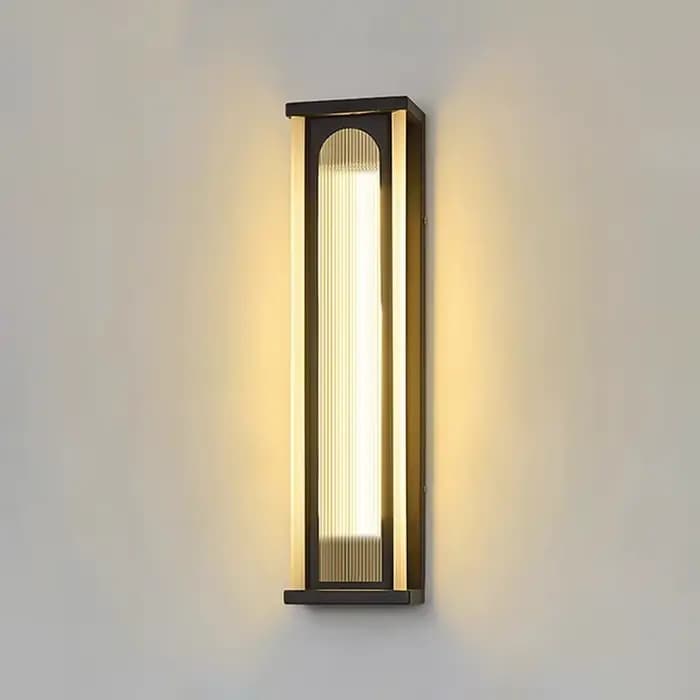 Nouveau Ultra lumineux applique extérieure lumière de luxe et Simple Villa porte lumières latérales extérieur étanche mur cour colonne lumière