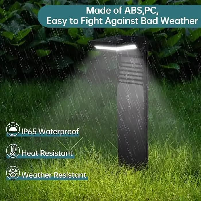 Lampes solaires modernes ménage jardin étanche IP65 extérieur borne solaire LED lampe de pelouse éclairage cour décoration lumières
