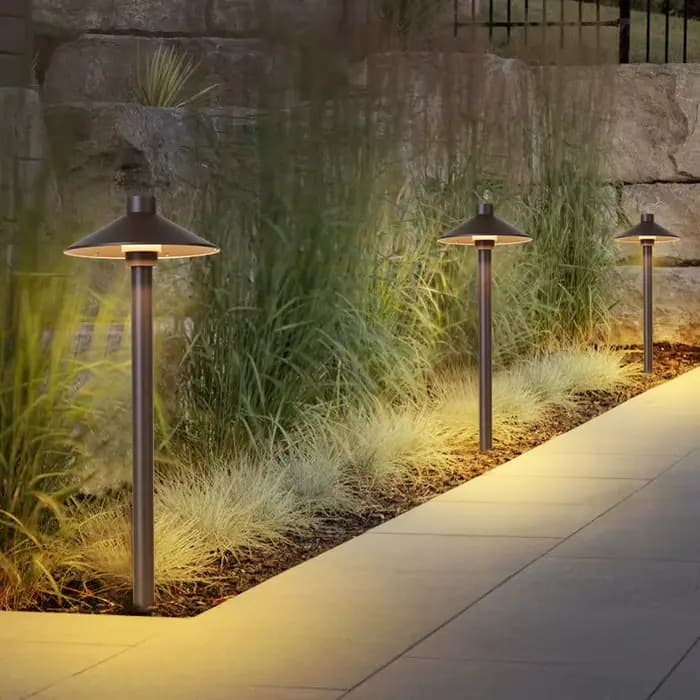 Moderne LED Pelouse Lumière Extérieure Étanche En Aluminium D'éclairage de Cour de la Villa Paysage Lumières Parc de Voie de Jardin Borne Lampes