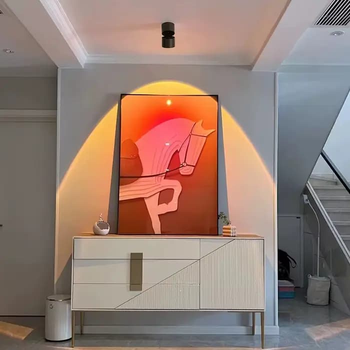 Nouvelle lampe LED encastrée/plaquée au mur pour intérieur, éclairage de plafond pour la décoration du salon, de la chambre et du couloir