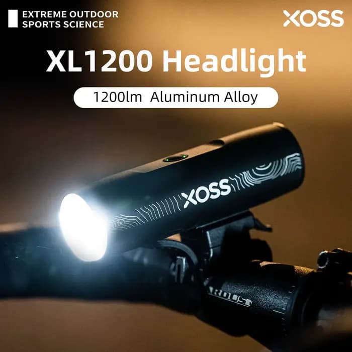 XOSS 200-3000 Lm vélo lumière XL1200 phare étanche Rechargeable avant lampe vélo lumière aluminium ultraléger lampe de poche