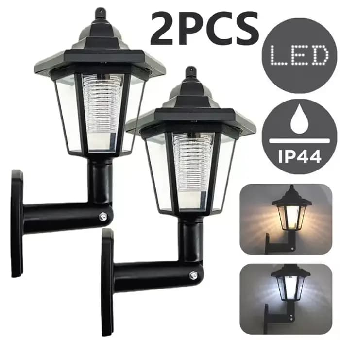 Lampes de jardin extérieures lampadaire solaire éclairages applique murale LED pour l'éclairage extérieur jardins décoration Led extérieur