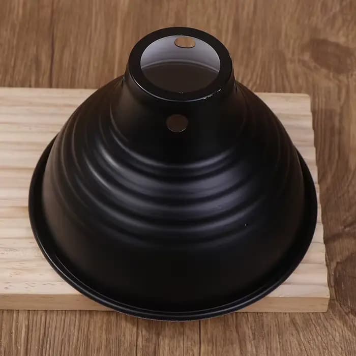 Abat-jour protecteur en aluminium pour lampe chauffante d'animaux, réflecteur en forme de dôme pour l'éclairage de l'habitat des reptiles