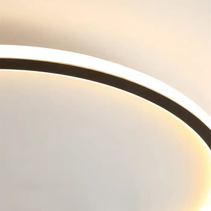 Plafonnier LED moderne avec projecteur, lampe de plafond LED ronde design pour salle à manger, luminaire décoratif pour la maison