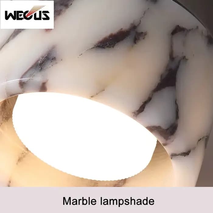 Nouveau plafonnier d'inspiration bulari lampes Premium en marbre naturel pour entrée couloir placard balcon décor haut de gamme éclairage LED