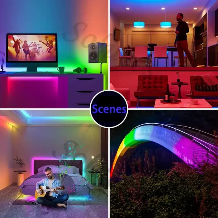 Bande lumineuse LED RGB 2812b, 5mm, DC 5V, 12V, flexible, diode, décor, écran TV, rétro-éclairage, pixel