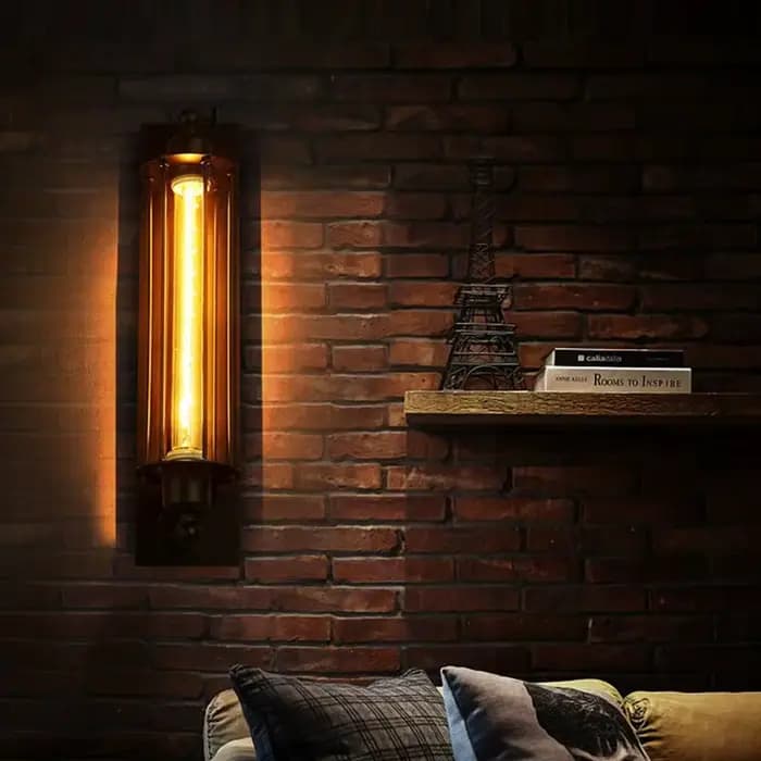 Style industriel rétro fer applique murale couloir escalier Restaurant Loft chambre lampe chevet maison décor intérieur LED éclairage