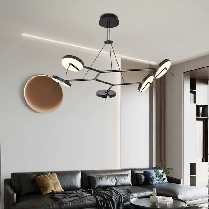 Lustre à bras long rotatif à LED réglable, lampe de face créative, chambre à coucher, salle à manger, salon, designer minimaliste