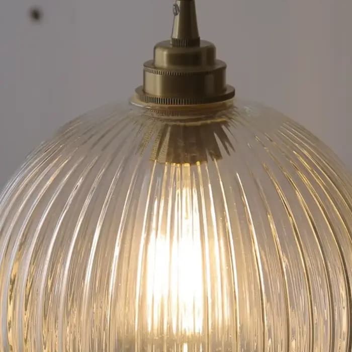 Rétro verre suspension nordique salle à manger plafond lustre Bar chambre chevet luminaire suspendu Suspendu E27 lampe