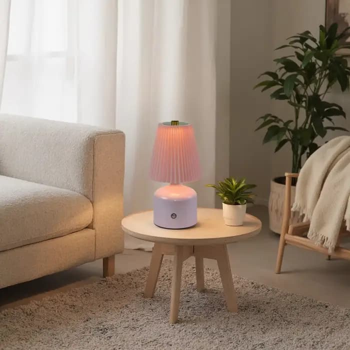 Lampe de table moderne, lampe vintage pour chambre à coucher, lampe de bureau pour salle à manger, lampe rechargeable avec abat-jour, lumière décorative pour la maison