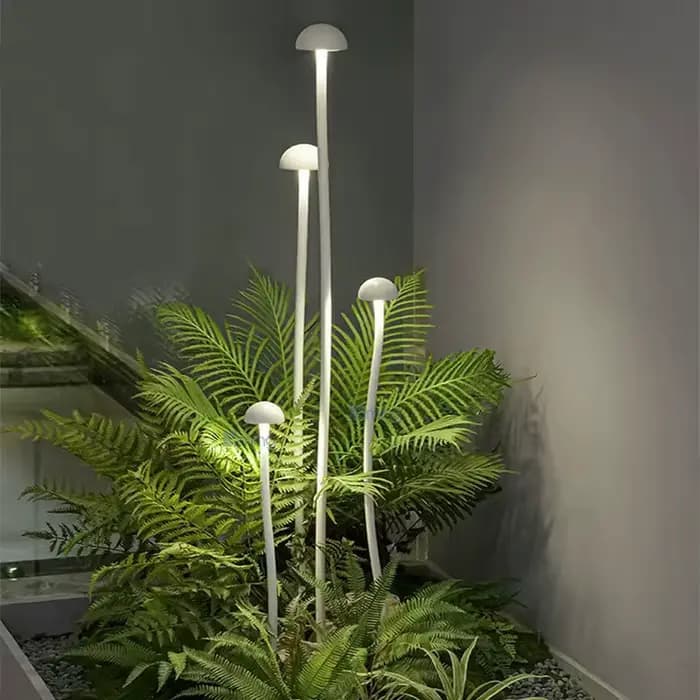 Lumière de Pelouse Imperméable pour Décoration de Jardin, Luminaire Décoratif d'Extérieur, Idéal pour une Villa ou une Cour