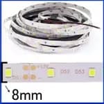 Bande lumineuse LED 1M 2M 3M 4M, LED dimmables DC 12V 60 LED/M, ruban décoratif d'intérieur blanc bleu rouge, éclairage LED pour TV et festivals