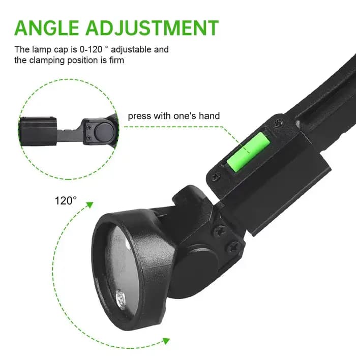 Lampe de lecture LED pour le cou, rechargeable par USB, 120 ° Lampe de lecture flexible à suspendre au cou, lampe de poche portable pour la nuit