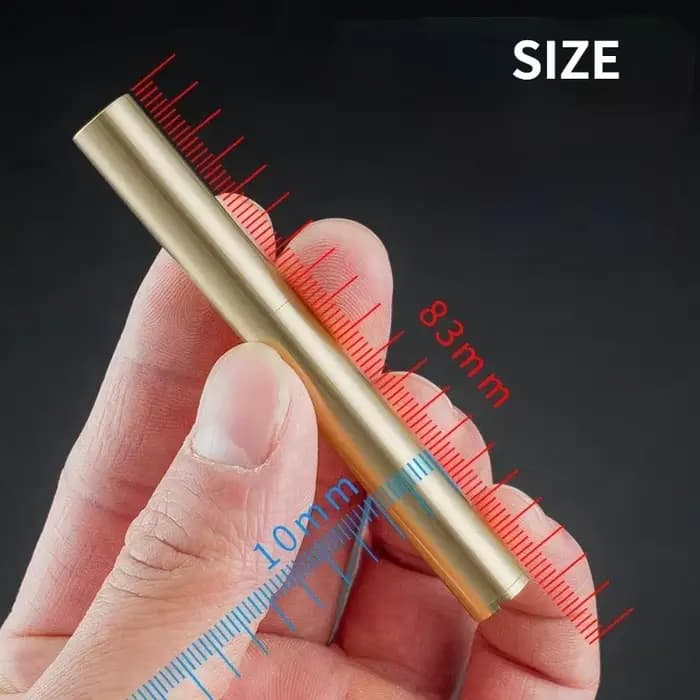 Nouveau Briquet Nunchaku Créatif en Laiton et Cuivre, Rétro avec Roue à Grattage, Pliable et Portable, Cadeau Exquis pour Homme
