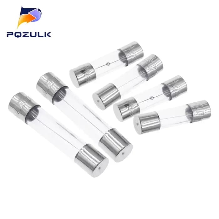 Fusible en Tube de verre à soufflage lent, 5x20MM 6X30MM 0,5a 1A 2A 3A 4A 5A 6,3a 7A 8A 10A 12A 15A 20A 30A 25A 250V, Fusibles à soufflage rapide