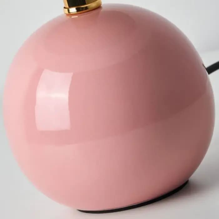 Petite lampe de table en forme de champignon, jolie lampe de table en céramique colorée crème, éclairage de nuit pour chambre d'enfants, décoration de maison, accessoires de chambre