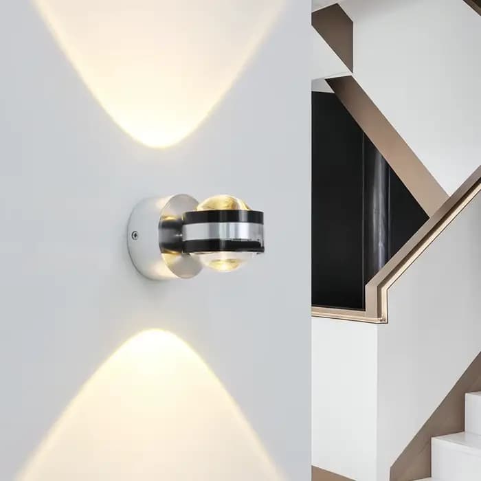 Applique murale LED Double face moderne, éclairage d'intérieur, décoration d'hôtel, lampe de chevet, fond TV, KTV