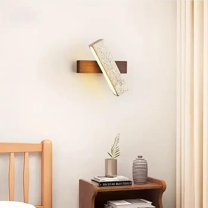 Applique murale en pierre naturelle, décoration artistique, luminaire décoratif d'ambiance, idéal pour le hall, la salle à manger, la chambre à coucher, les escaliers, le couloir