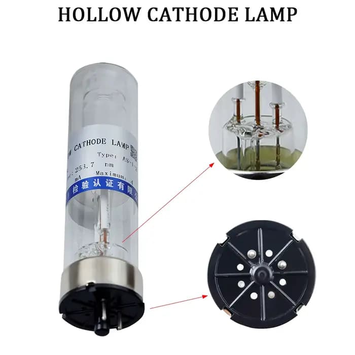 Lampe à Cathode Creuse à Absorption Atomique, 152 Lampes AS-1, Plomb, Cadmium, DNomium, Cuivre, Fer, Sodium, Magnésium, Manganèse, Aluminium