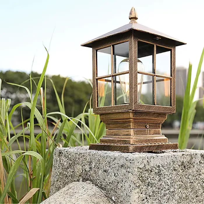 Lampes de poteau étanches pour villa, cour, portail, éclairage extérieur, lampes de jardin, éclairage paysager, lampes de poteau