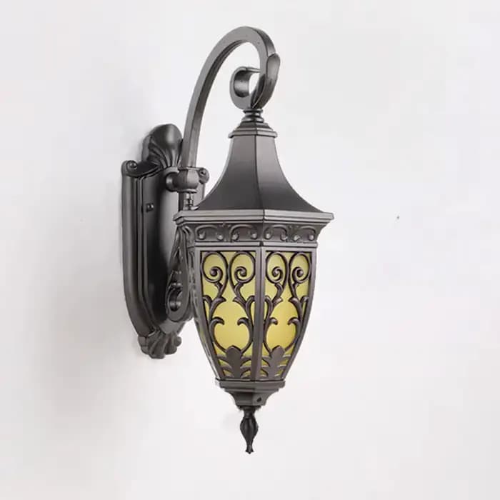 Balcon, couloir extérieur, mur, jardin de style européen, villa, cour, applique d'entrée extérieure, applique murale LED