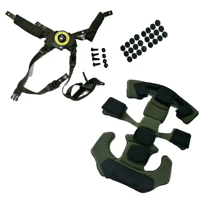 Wendy – système de Suspension de casque, lanière de casque FAST MICH, accessoires de casque de chasse en plein air BK/DE/OD