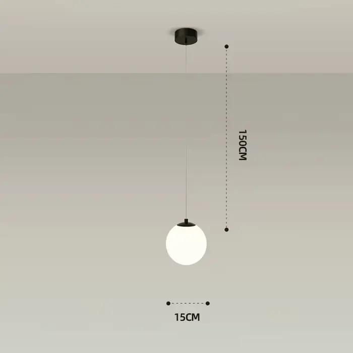 Lampe suspendue nordique, éclairage intérieur, salon, cuisine, chevet, chambre à coucher, table à ma